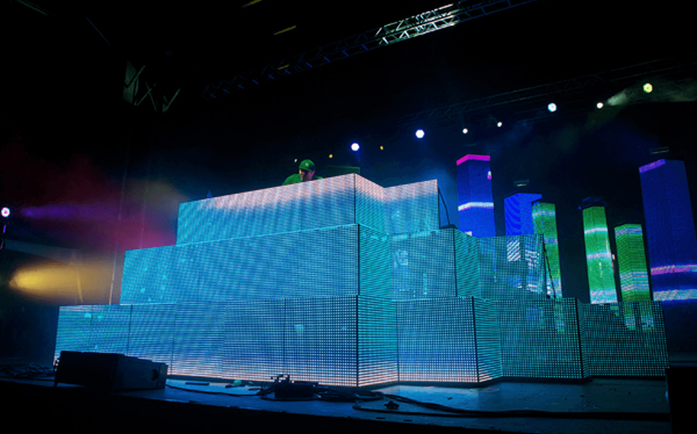 LED festival stage technology — AI-powered festival tech
